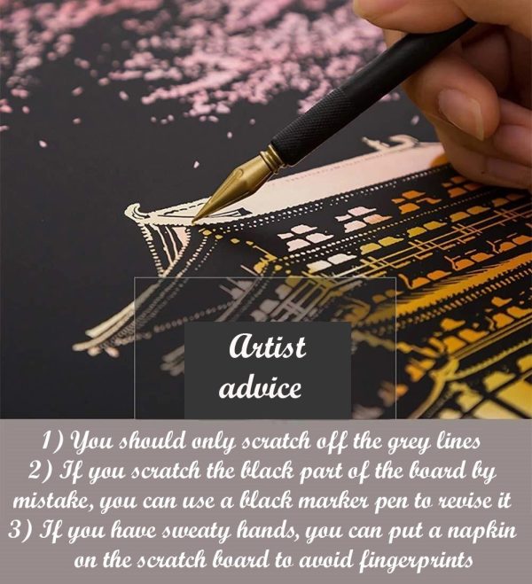 Scratch Painting - Lake in China Online Sale - Image 3